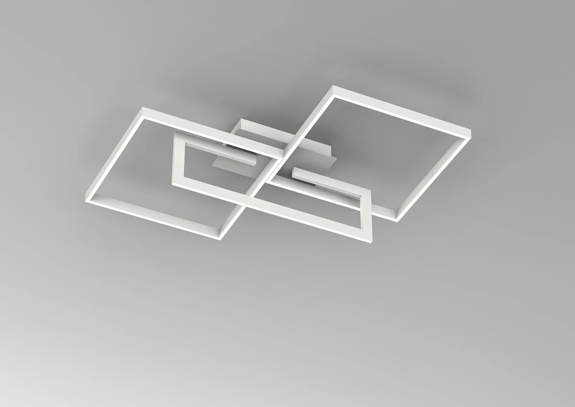 Mural Rectangular Flush Ceiling 48W LED Matt White M6560  Mantra Fusion Mural White